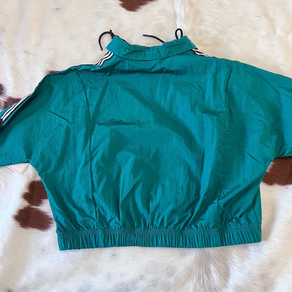 NWT BCBGeneration Teal/Green Track Pullover Windbreaker - Picture 5 of 12